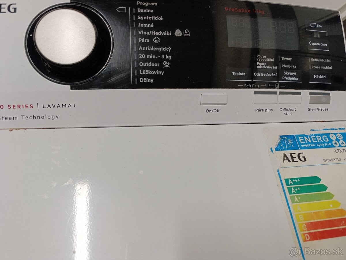 AEG 7kg 1300 ot. A+++ - 2