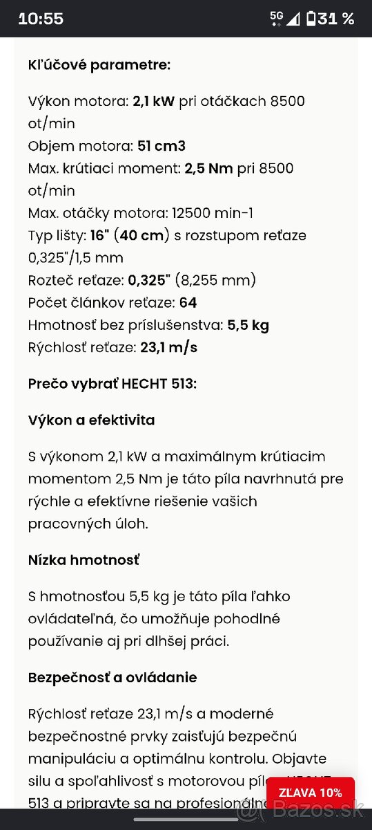 Motorová píla - 2