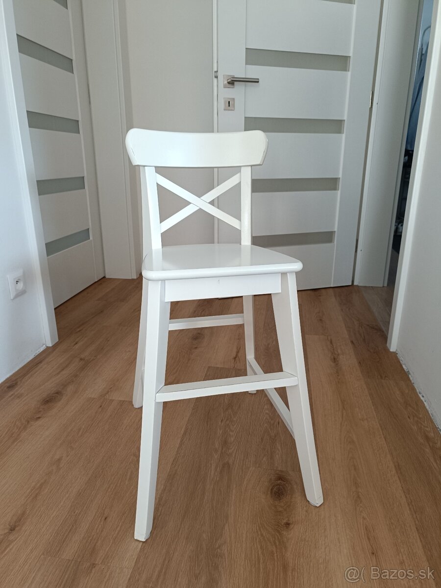 Detská jedálenská stolička IKEA Ingolf drevená - 2