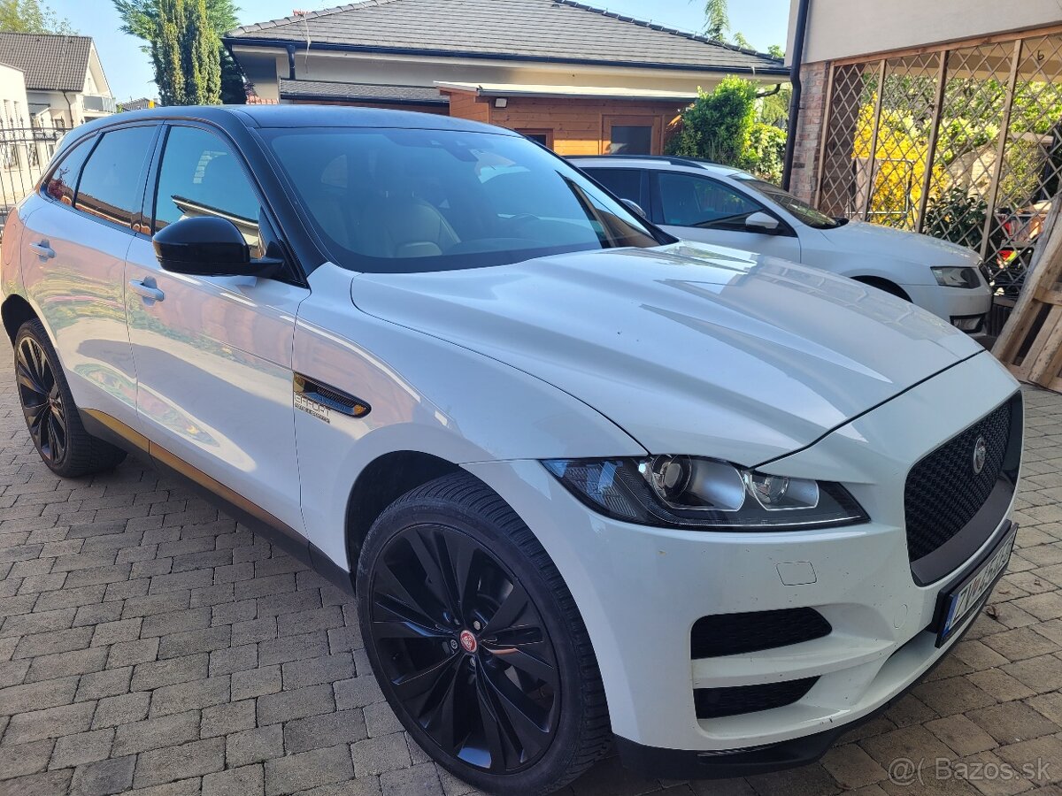 Predám SUV Jaguar F-PACE 2,0 d, 4/2017, automat 4x4
