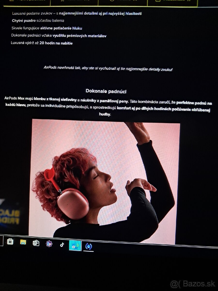 Bleutooth slúchadlá Apple airpods Max - 2