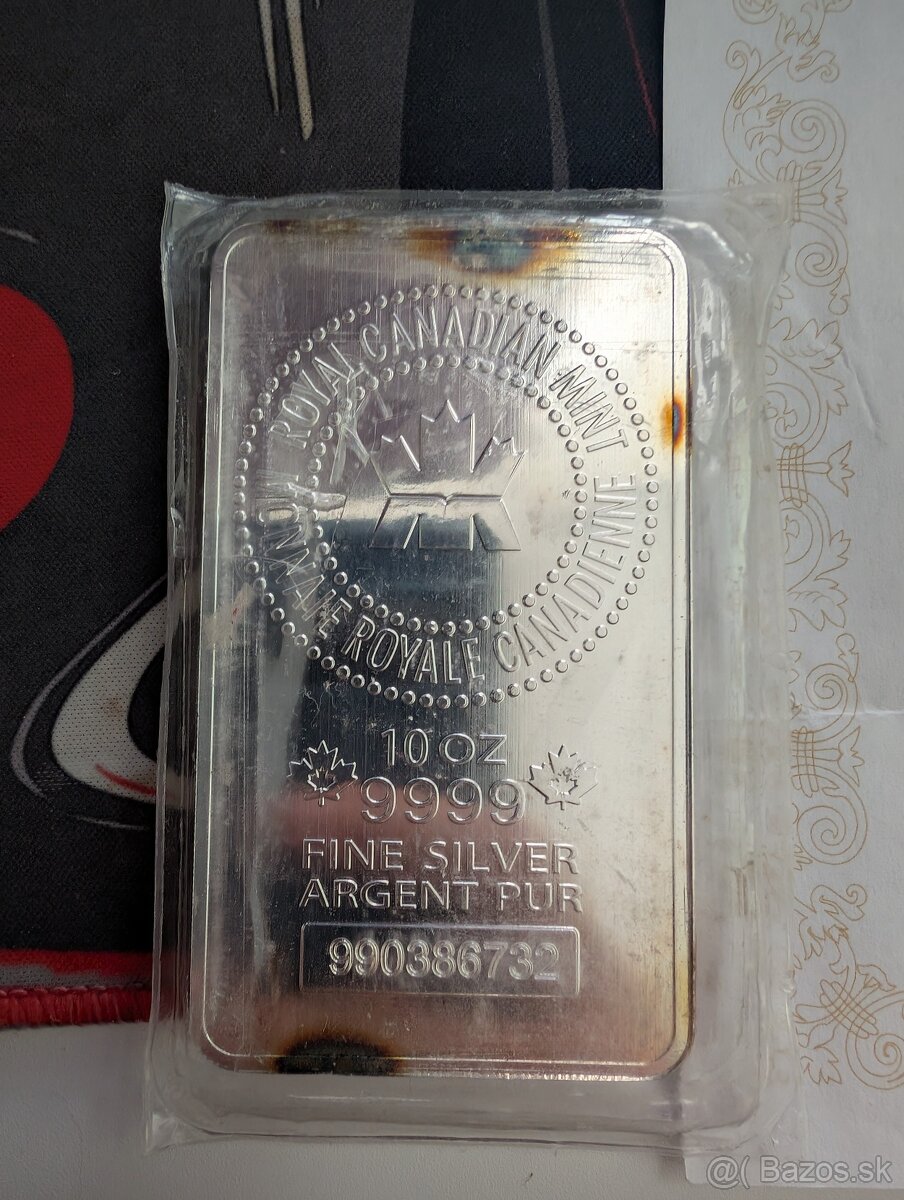 10oz striebro Kanada - 2