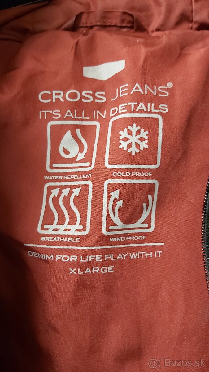 zimná pánska bunda veľkosť XL Cross Jeans - 2