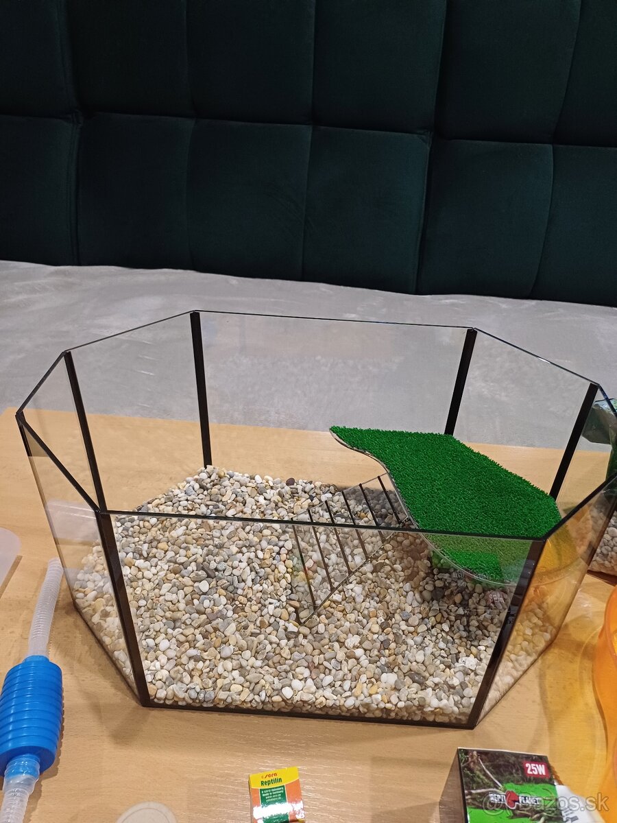 Akvárium pre korytnačku - plná výbava - 2