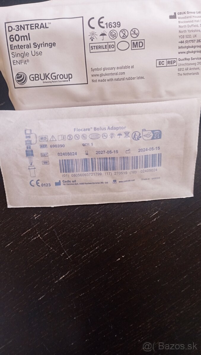 Bolus adaptér, enfit striekacka, SubyG - 2