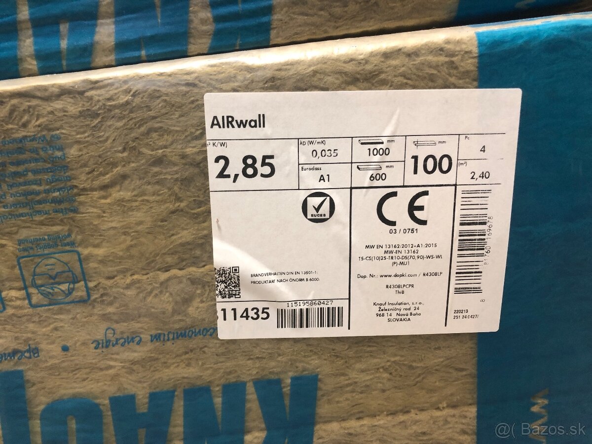Zateplovací materiál AIRwall KNAUF - 2