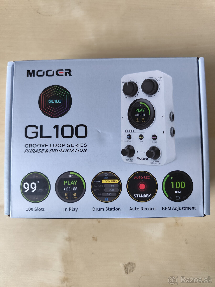 MOOER GL 100 - looper/drum - 2