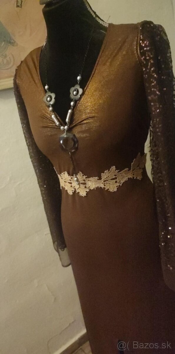 hnede šaty - 2
