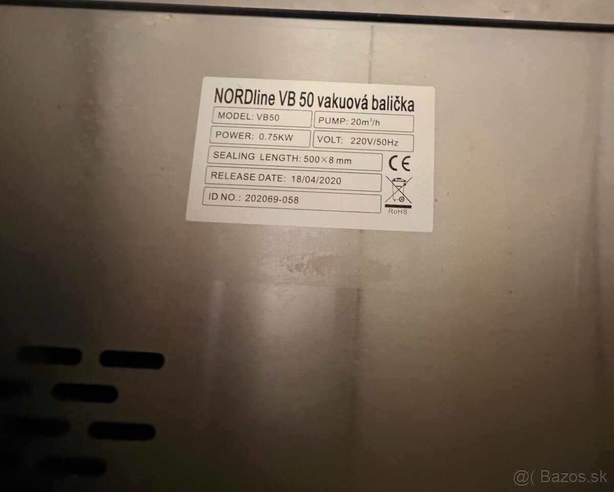 Vákuovačka NordLine lišta 50cm - 2