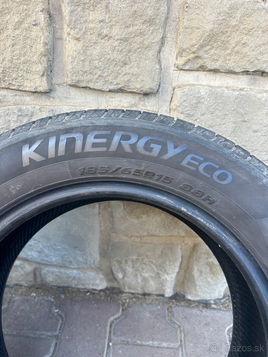 Predám letné pneumatiky Hankook 185/65 r15 88H - 2
