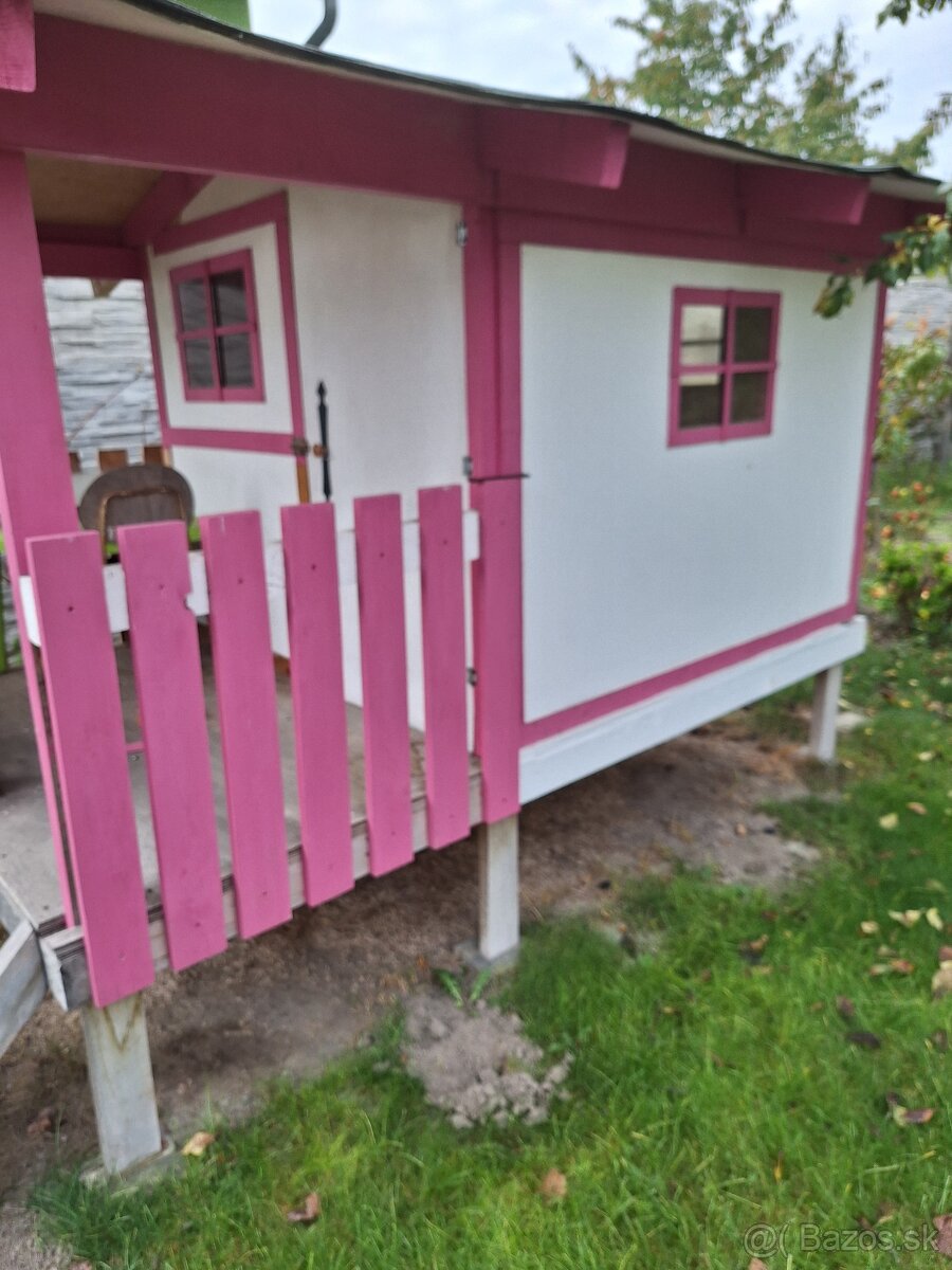 Detský drevený domček - 2