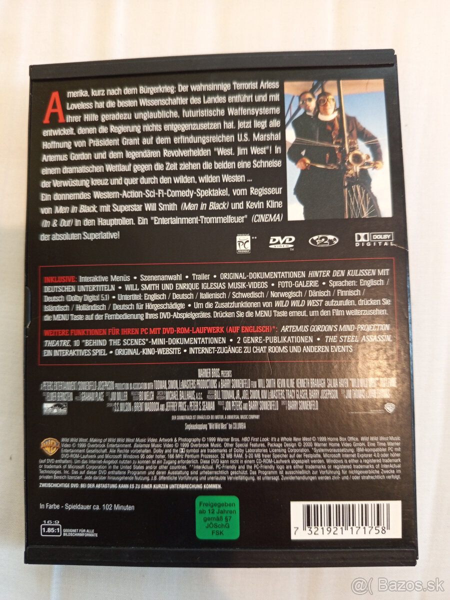 predám DVD Wild Wild West - 2