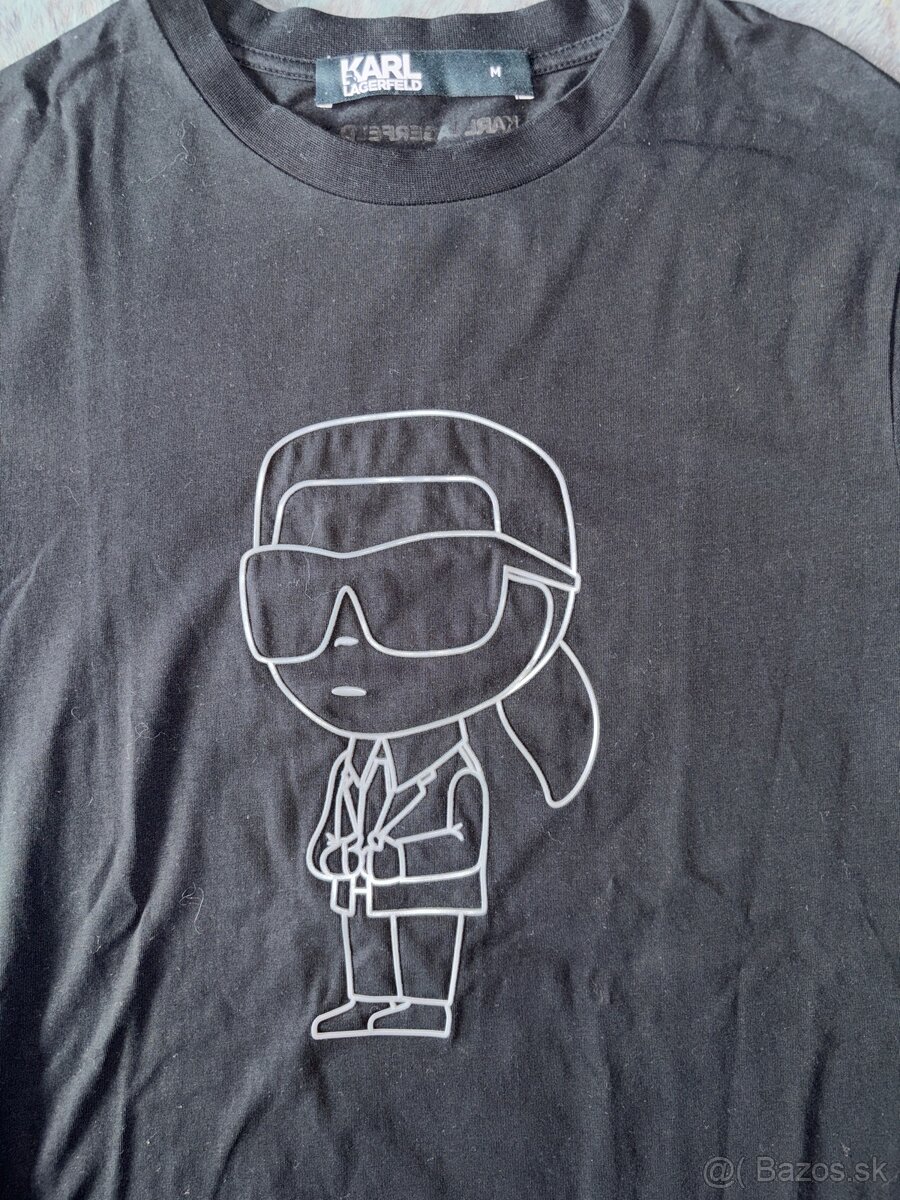 Čierne Karl Lagerfeld tricko - 2