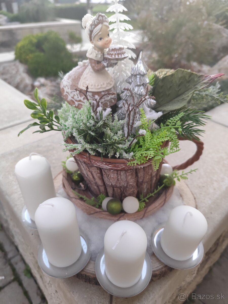 Vianočná adventná dekorácia rozprávková - 2