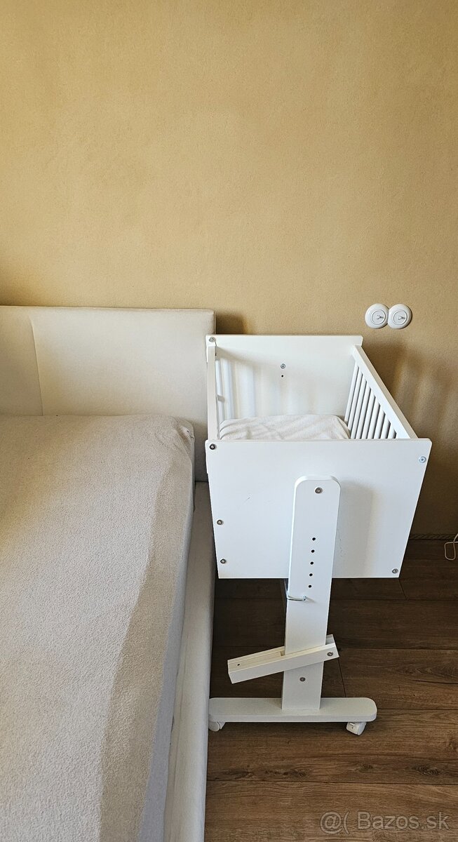 Detská postieľka/kolíska s matracom/3 ks poťahy a 1ks chráni - 2