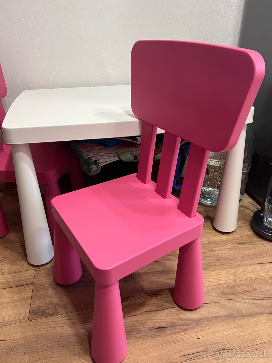 Detsky mamut set stol so stolickami - 2