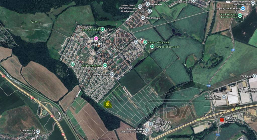 Exkluzívny stavebný pozemok 1 633 m² Chorvátsky Grob – Čiern - 2