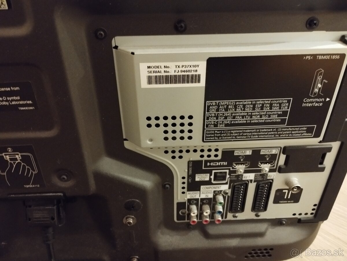 Plazma-TV Panasonic TX-P37X10Y 37"/93cm uhl. - 2