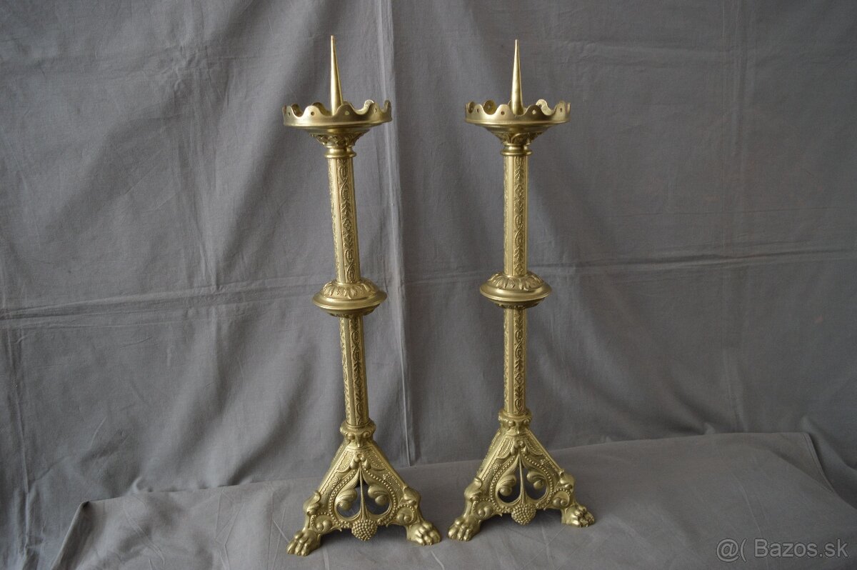 Mosadzné svietniky - 2