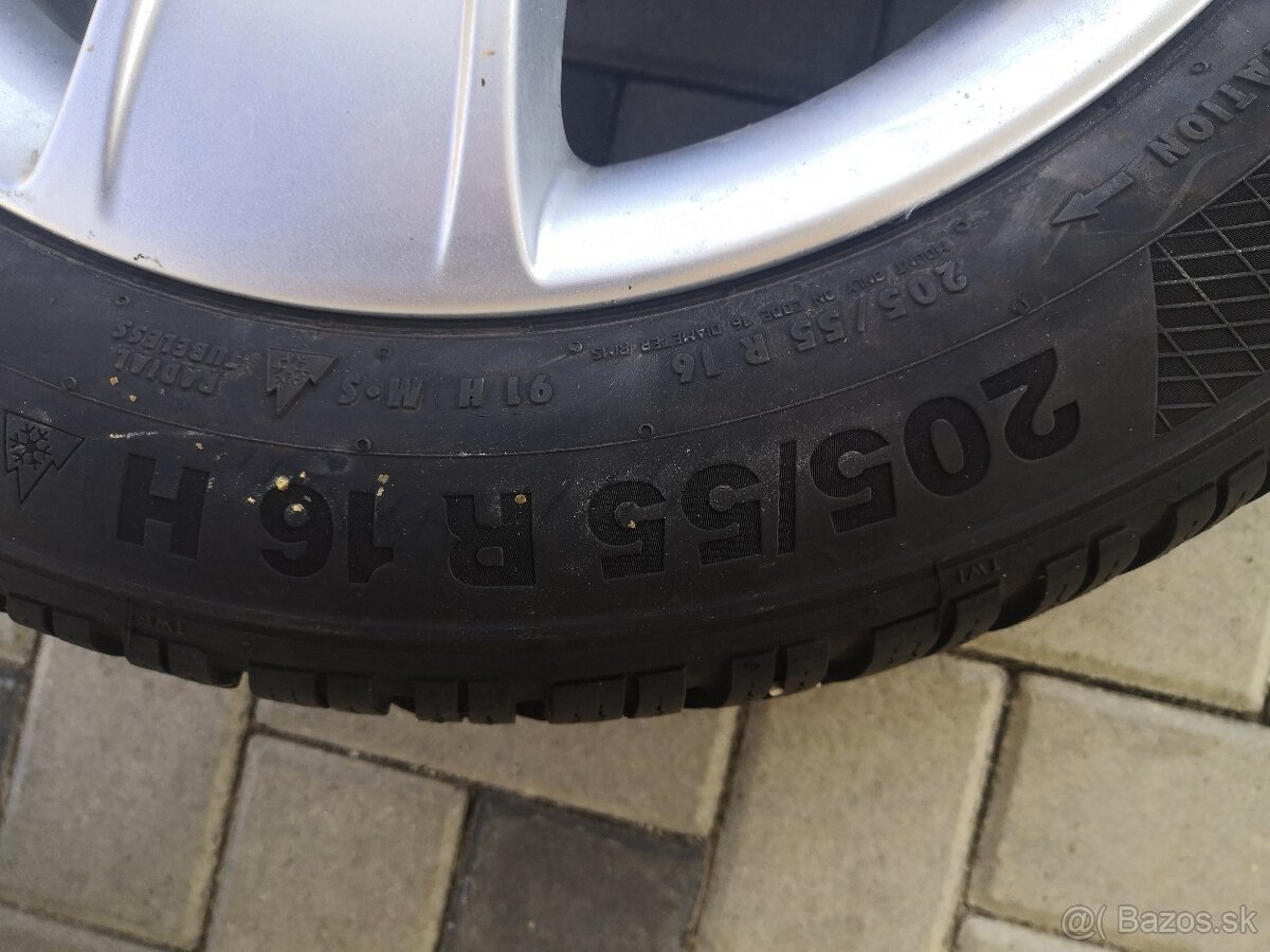 Predám hliníkový disk elektrón a pneumatika - 2