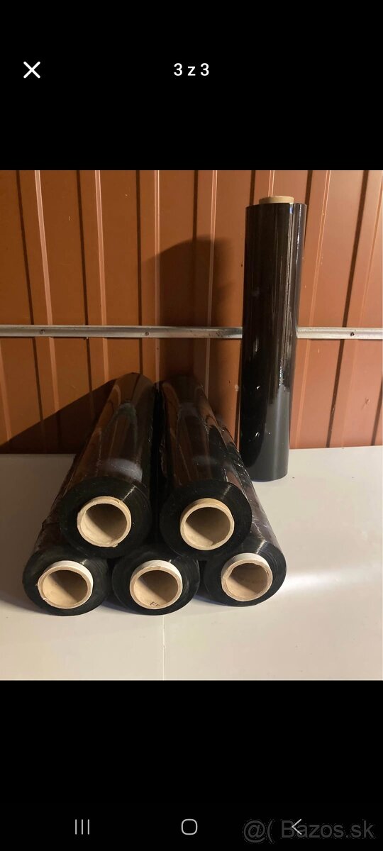 Stretch folia XXL baliaca čierna - 2