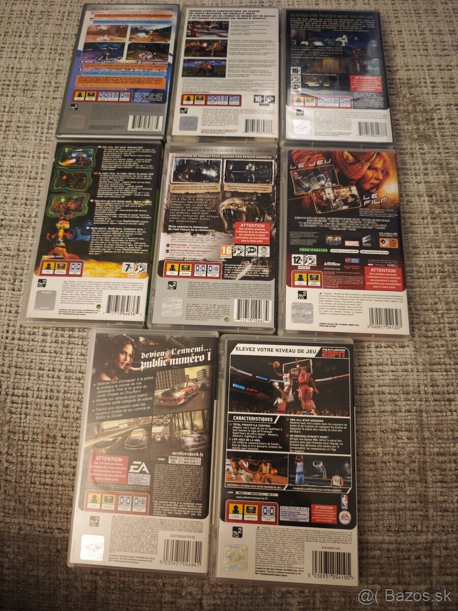 🎮 PSP hry – originálne UMD (rozpredaj - lacno) - 2