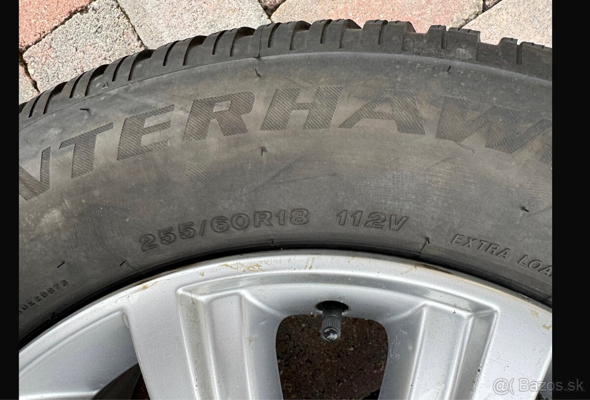 Predám kolesa 255/60R18 originál vw - 2