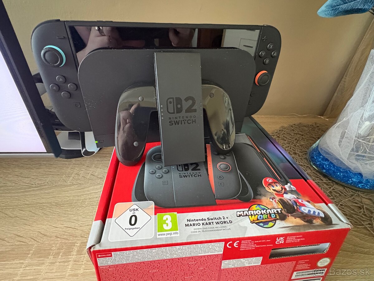 Nintendo Switch 2 + púzdro + 3 hry - 2