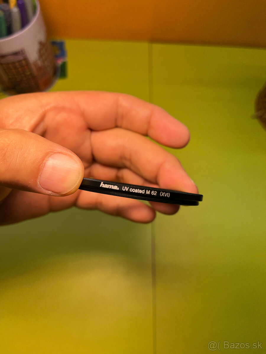 Predám tenký UV filter SLIM 62 mm - 2