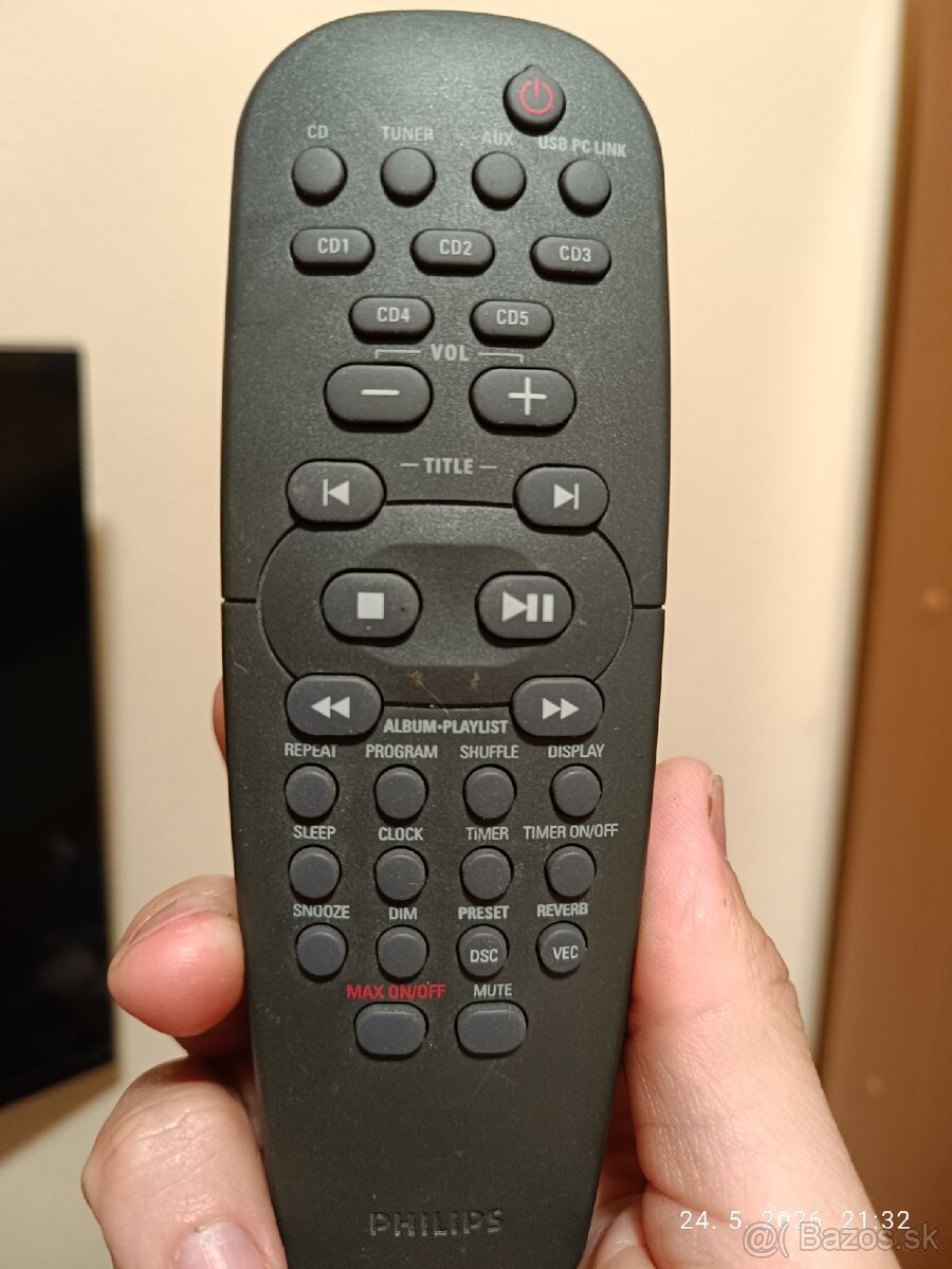 PHILIPS FW-M777+ diaľkové... MP3, CD, GAME PORT... - 2