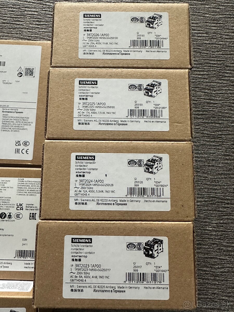 Siemens simatic, siwarex, motorové spúšťače, pomocné kontakt - 2