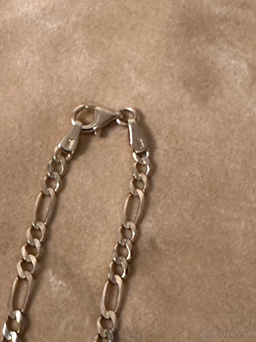 zlata retiazka Figaro 14kt zlato - 2