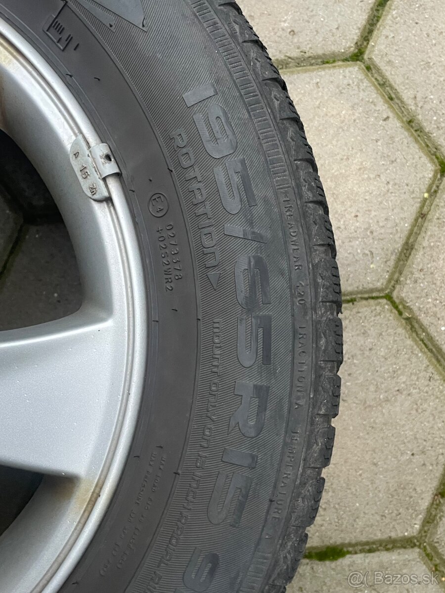 Al disky 5x114,3, R15 s pneumatikami - 2