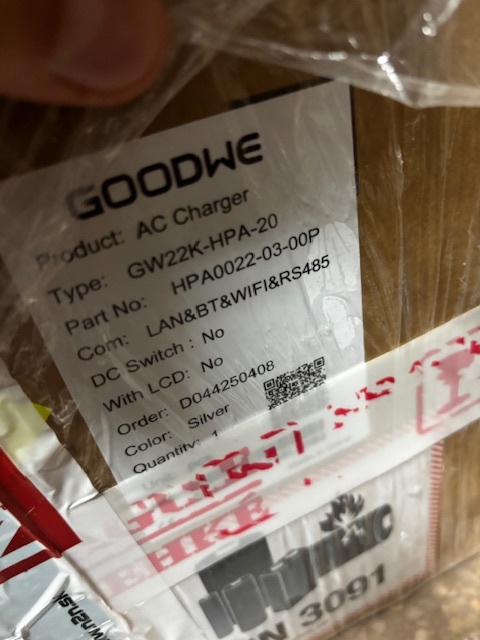 Wallbox GoodWe 22kW, nabíjačka EV - 2