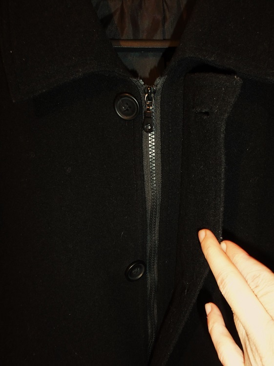 Panský zimný kabát cca L - 2