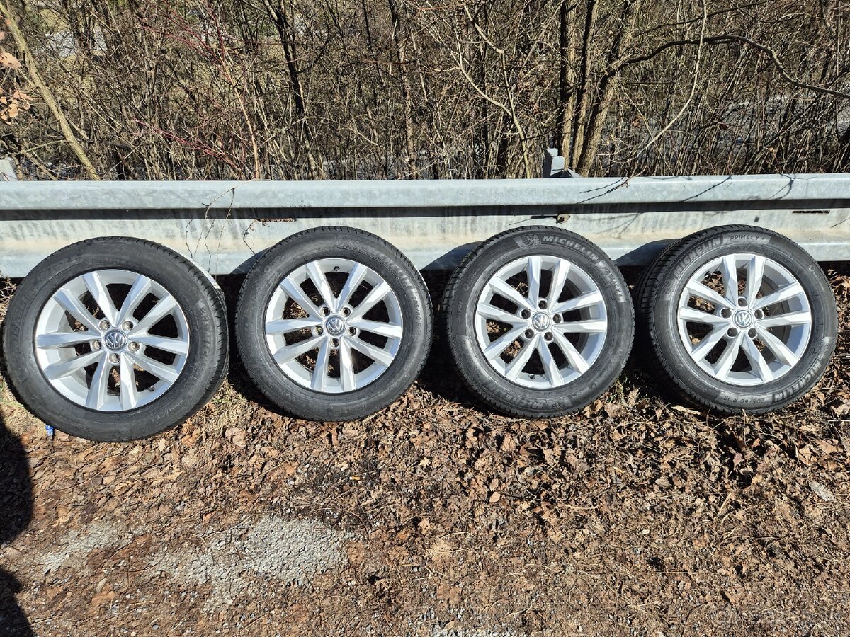 Nové letné MICHALIN 205/60 R 16 + disky 5x112 - VW Škoda Sea - 2