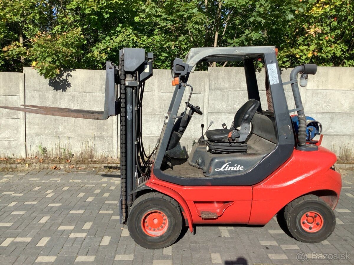 Linde H30T-5 – LPG 3t, Triplex 4.3 m, side-shift - 2