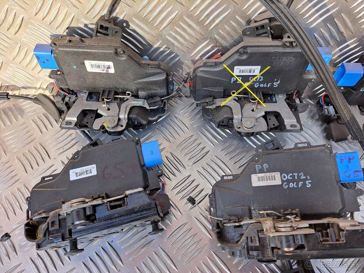 ZÁMKY DVERÍ - OCTAVIA 2, GOLF 5 - 2