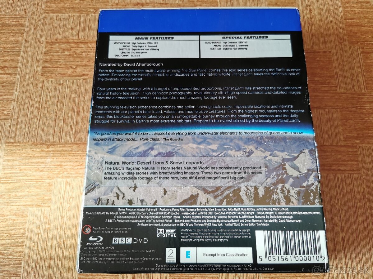 5 BLU-RAY PLANET EARTH - 2