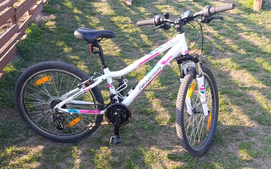 Dievčenský bicykel Genesis MX24 white - 2