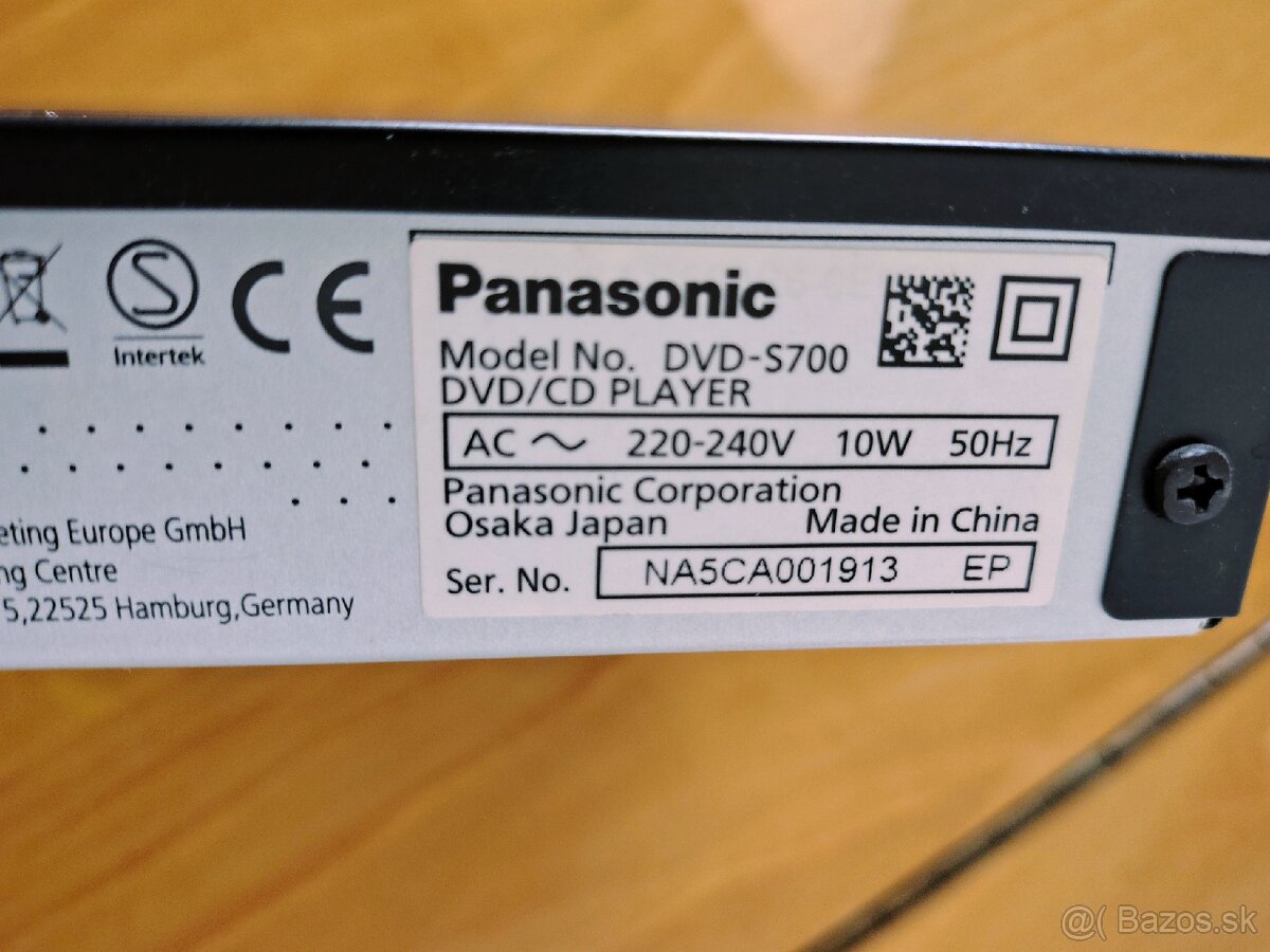 DVD prehrávač Panasonic S700 - 2