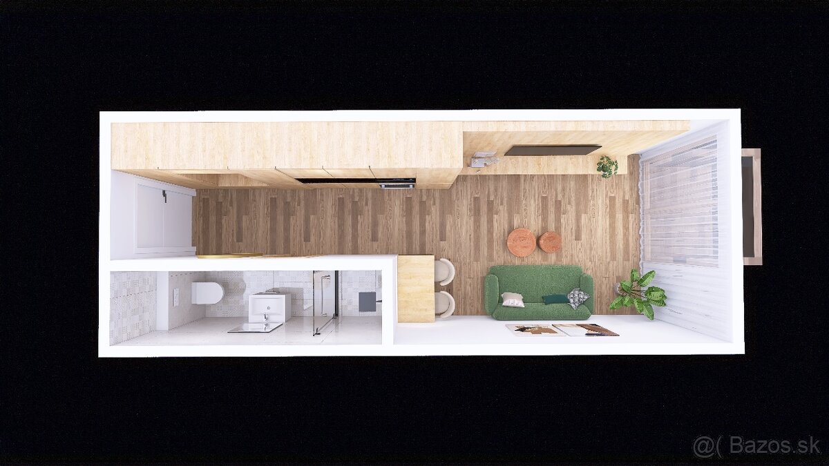 Predám 1izbový byt, balkón, Vysoké Tatry - 2