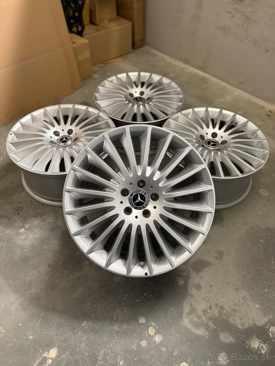 Hliníkové disky 5x112 R19 Mercedes Benz S Class W222 - 2