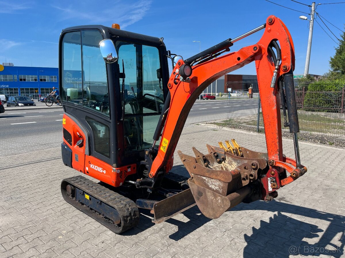 Minibager minirypadlo Kubota KX016-4, JCB Cat Takeuchi - 2