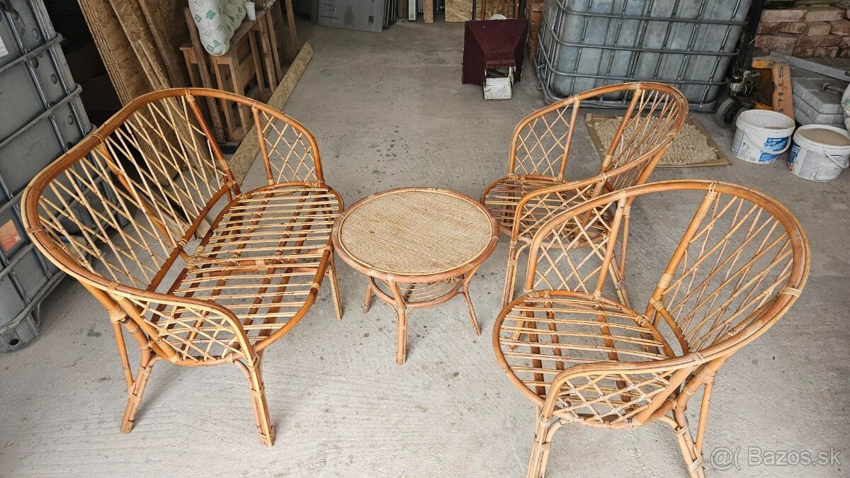 predám ratanový nábytok - 2