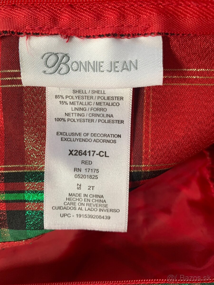 Vianočné šaty pre dievčatko - 2