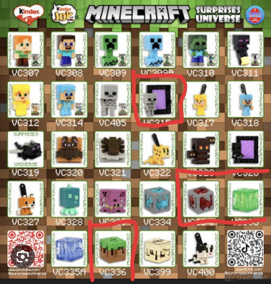 Kinder joy Minecraft - 2