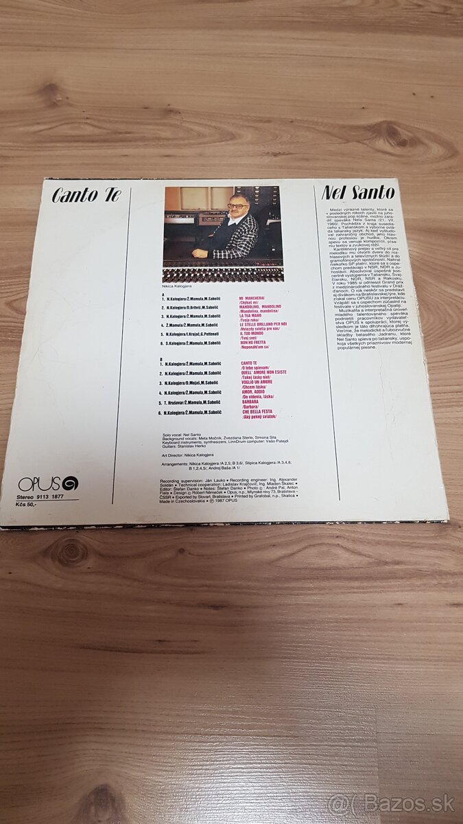 LP vinyl NEL SANTO - Canto Te - 2