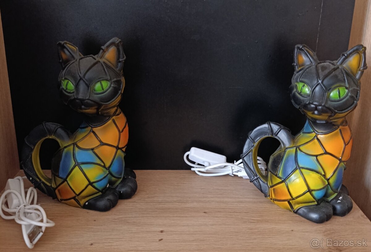 Svietiace lampy -mačky - 2
