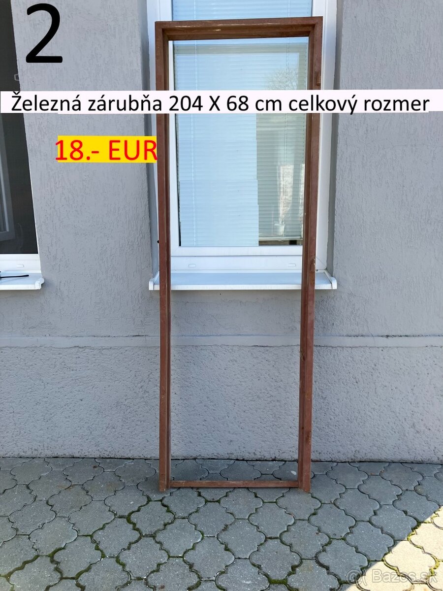 Železné dvere a zárubňa - 2